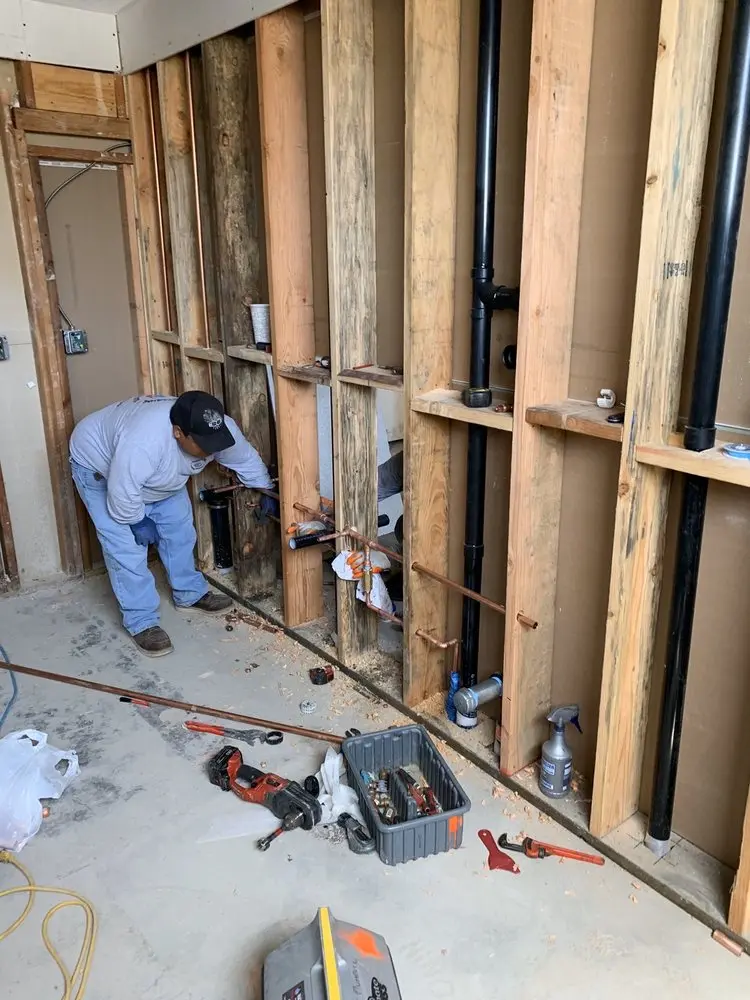 Commercial rough-in plumbing for Commercial Plumbing in La Crescenta